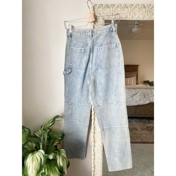 PacSun High Rise Straight Utility Cargo Jeans - Picture 9 of 10